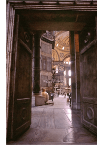 inside Hagia Sophia