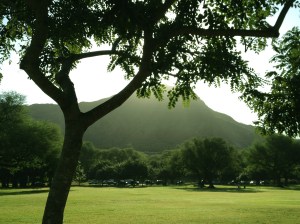 Diamond Head in the morning light
