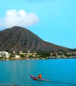 waiting for the Full Moon to rise over the Hawaii Kai marina