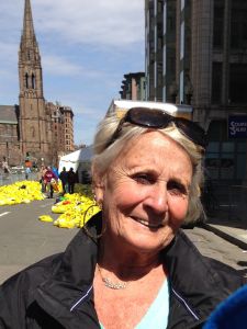 The kind woman who gave Kit his medal 