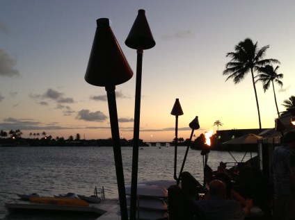 dining outside at the Shack