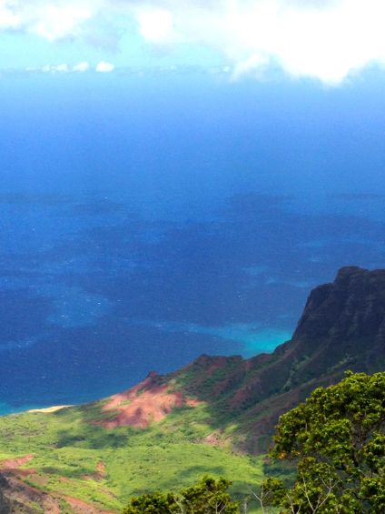 Sea and Sky merging above  Kokee on Kauai