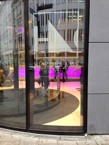 The outside of the Eurostar Book Hotel in Munich