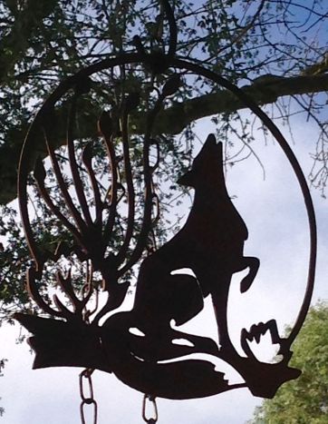 A Metal Coyote