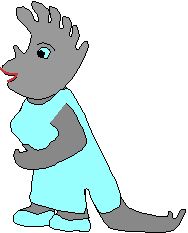 My representation of my Grandma Dinosaur -- and because we live in Hawaii she became a Tutusaurus.