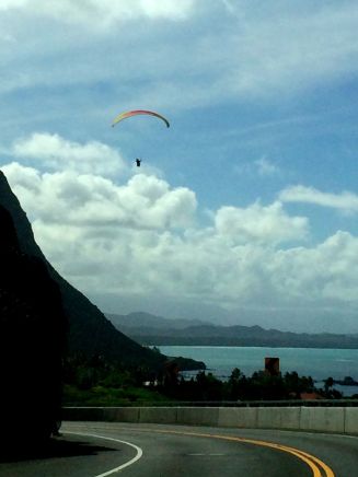 Hang Glider over Waimanalo