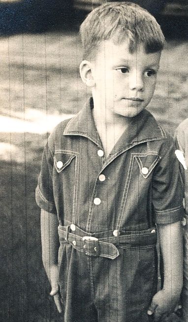 My wonderful husband as a very young boy