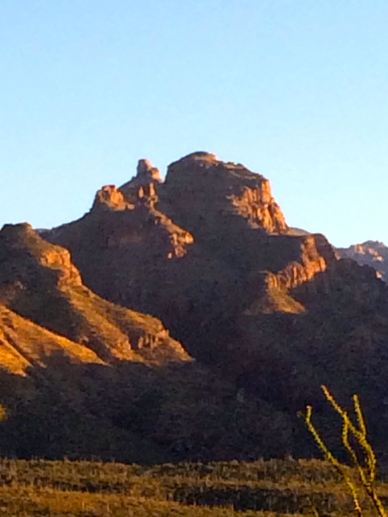 Thimble Peak in morning light