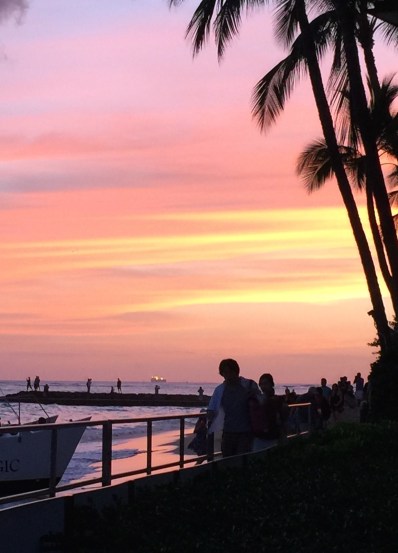 Sunset at the Halekulani