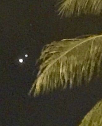 Venus and Jupiter together