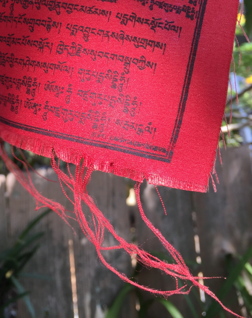 tattered prayer flag